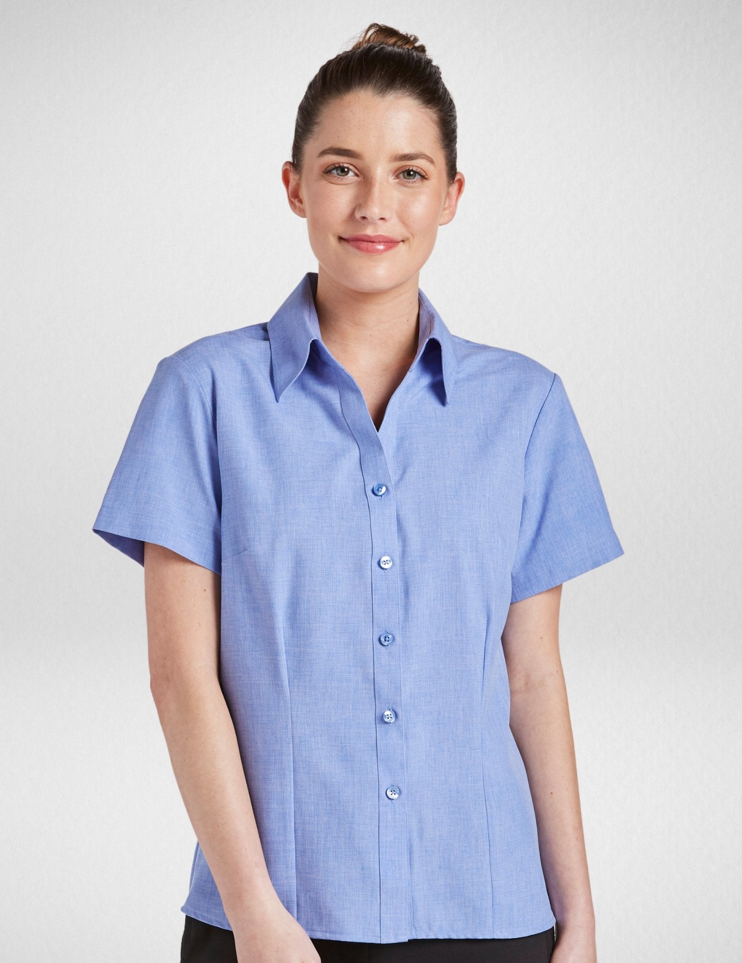 Climate Smart - Ladies semi fit short sleeve (sizes 6-28) - Corporate Reflection