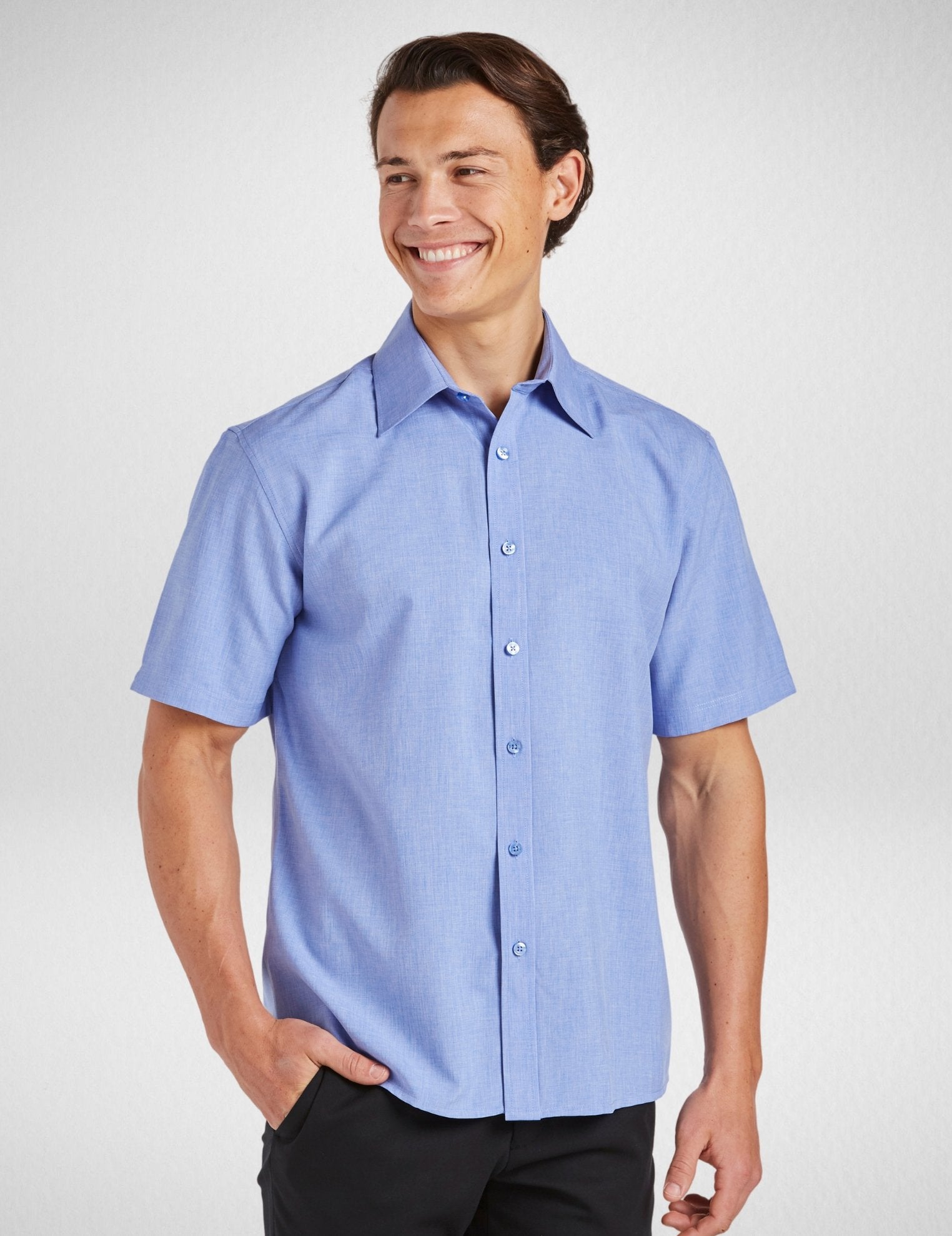 Climate Smart - Mens easy fit short sleeve - Corporate Reflection