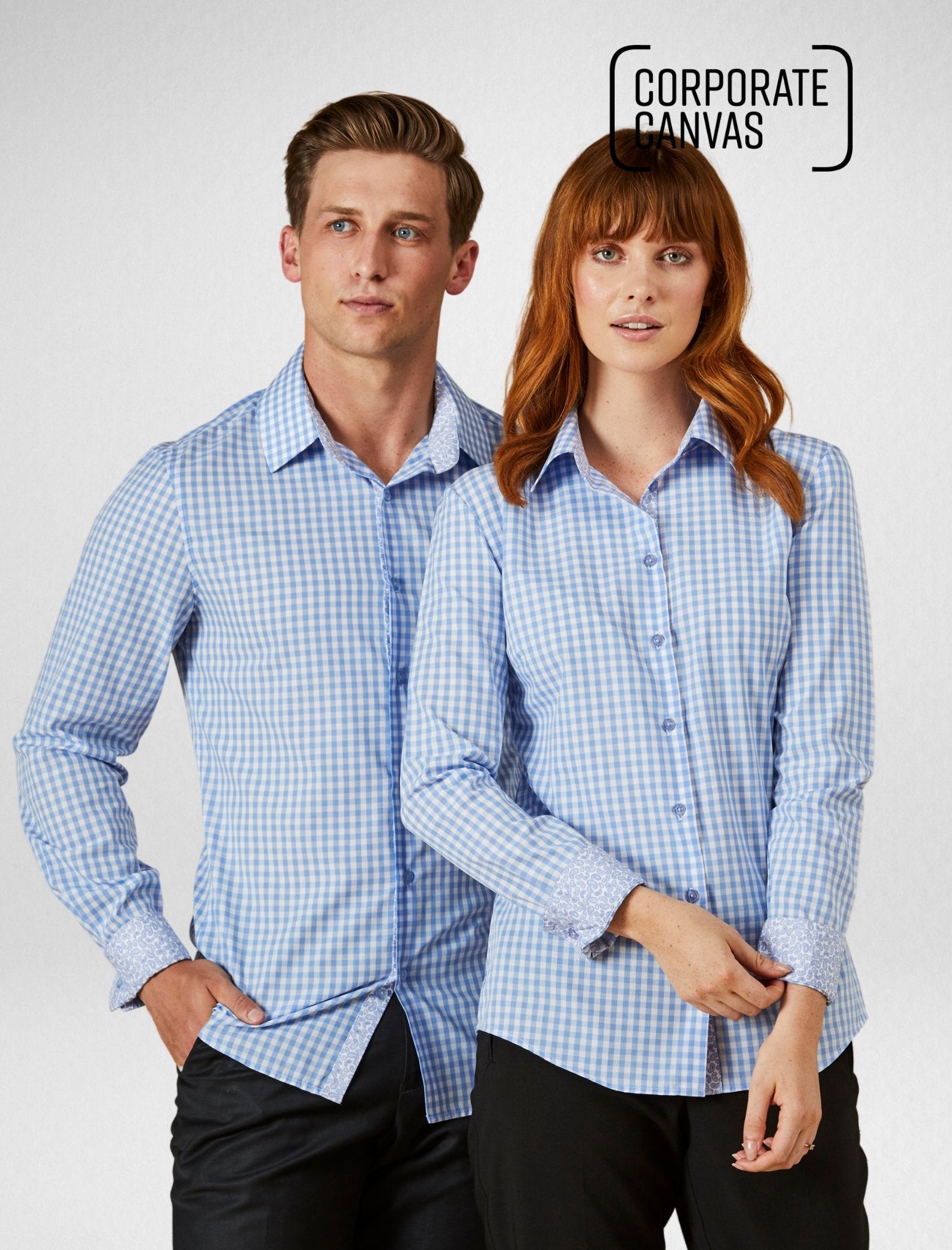 Corporate Canvas - Gingham Check - Corporate Reflection